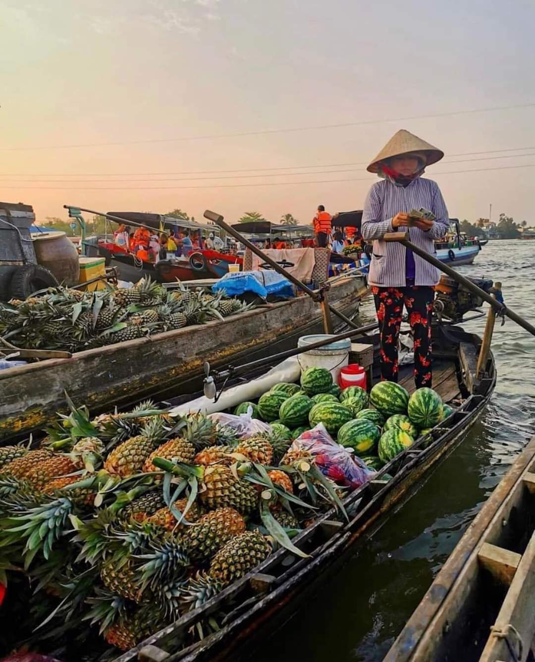 Marché flottant de Cai Rang