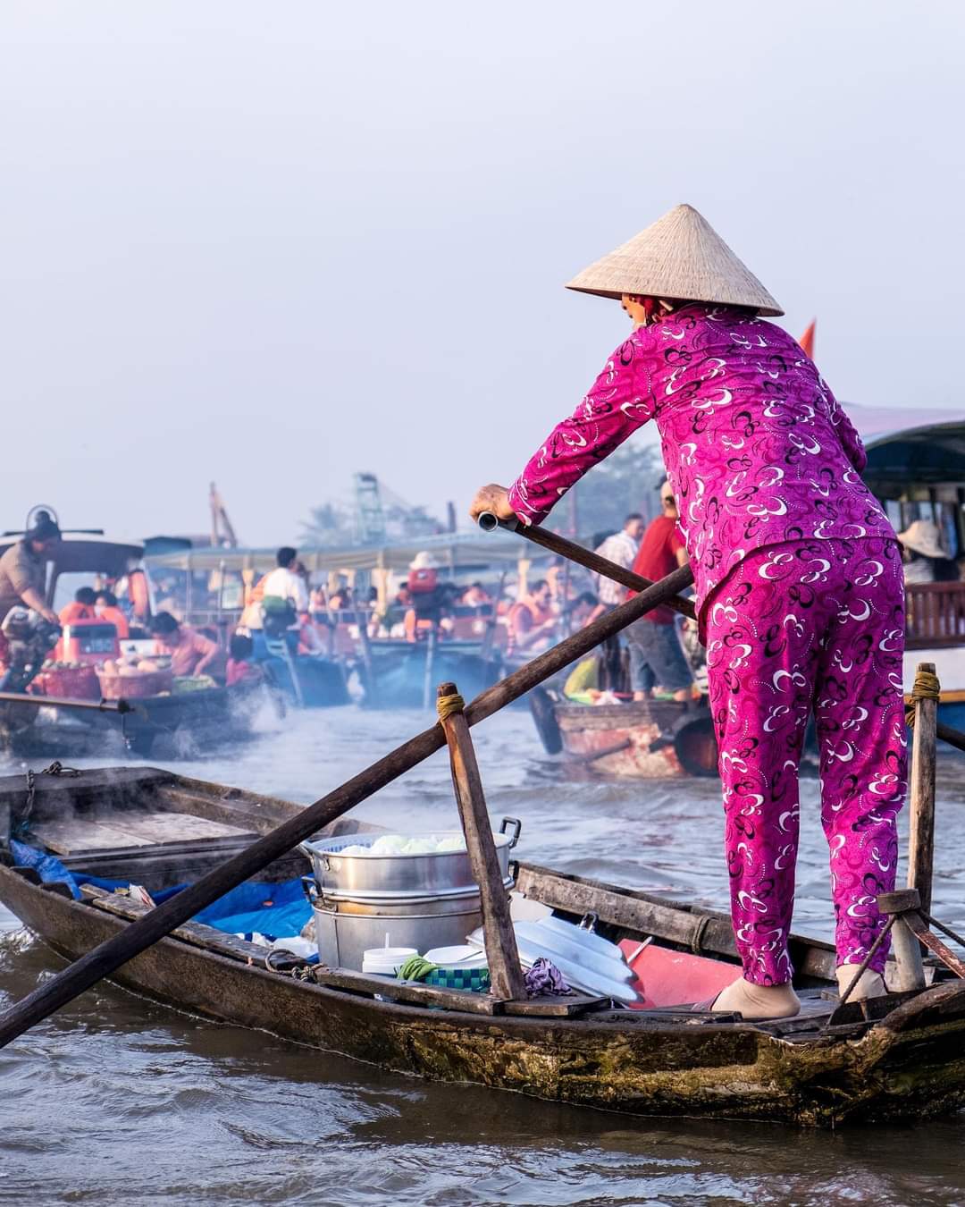 Marché flottant de Cai Rang